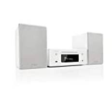 Denon CEOL N-10 Kompaktanlage, HiFi Verstärker mit 2-Wege Lautsprechern, CD-Player, Internetradio, Musikstreaming, HEOS Multiroom, Bluetooth, WLAN, AirPlay 2, Alexa Kompatibel, 2 Optische TV-Eingänge