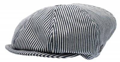 Gubbkeps - CTH Ericson Theodor Jr. Newsboy Cap (blå/vit) (Storlek: 50 cm)