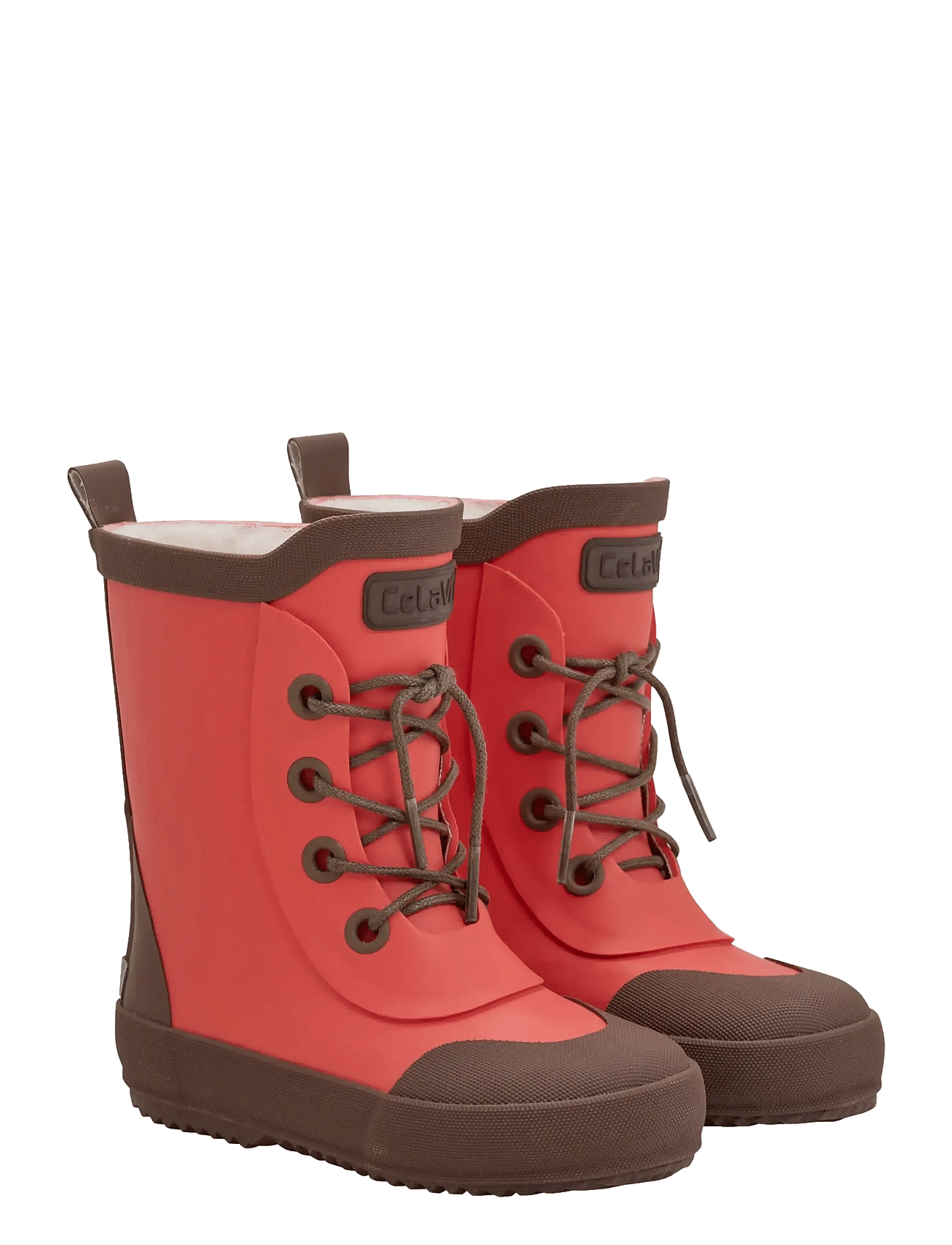 CeLaVi Thermal Wellies W. Wool Lining - Red - 22