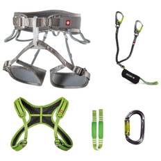 Ocun - Via Ferrata Twist+Chest Set - Klatresæt str. XS-M grey/green