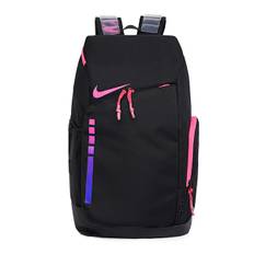 Unisex Nike Elite Pro Basketball Rygsæk Skoletaske Gymnastik Sportsrejsetaske Laptop Taske, Sort og Pink
