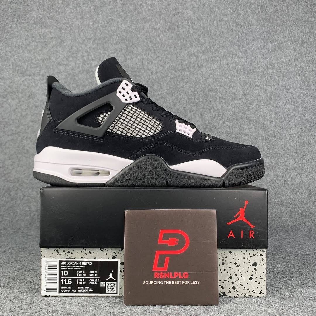 Air Jordan 4 Retro 'White Thunder' - (Mens) EUR 47.5 • US 13 • UK 12