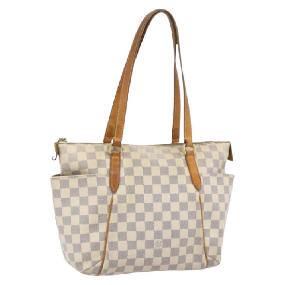 Louis Vuitton Vintage Pre-owned Tote Bag - Vintage - Dame - Hvid - ONE SIZE - Uld