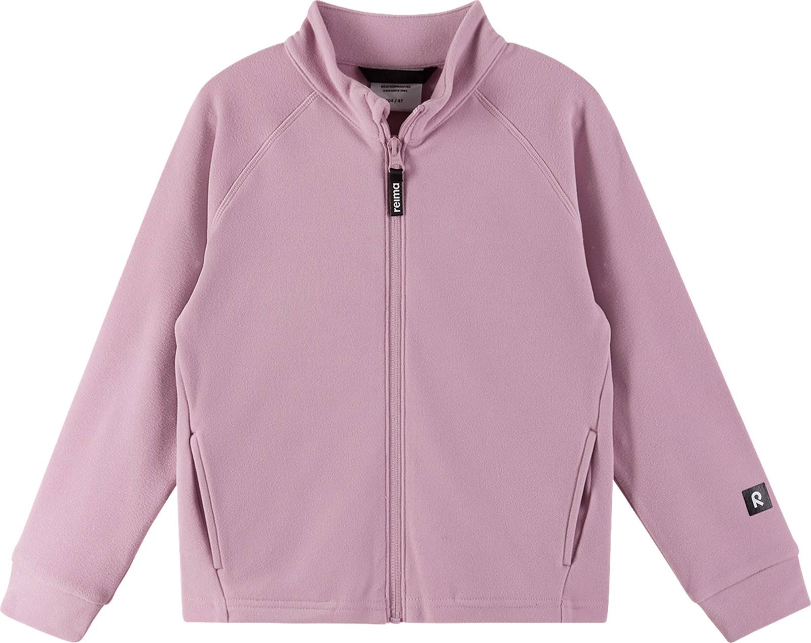 Reima Kids' Fleece Sweater Tarpeen Grey Pink, 98