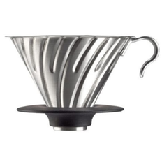 Hario V60-02 Metal dripper med silikone base