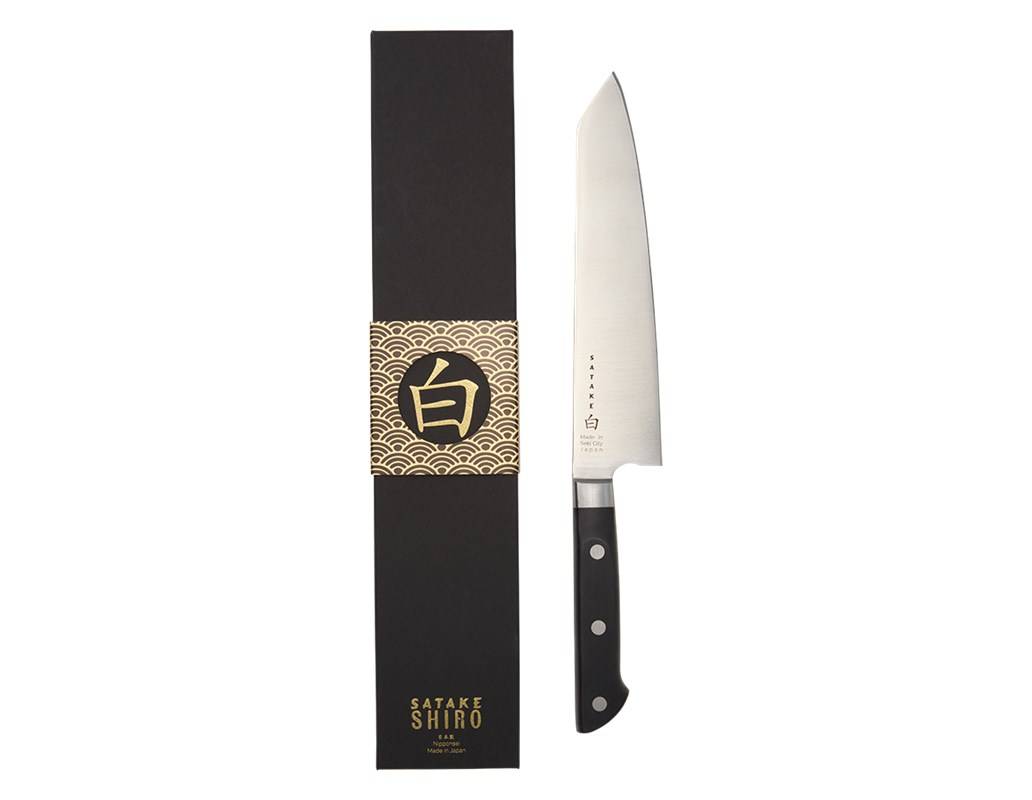 Satake Shiro Bunka Santoku, 21 cm