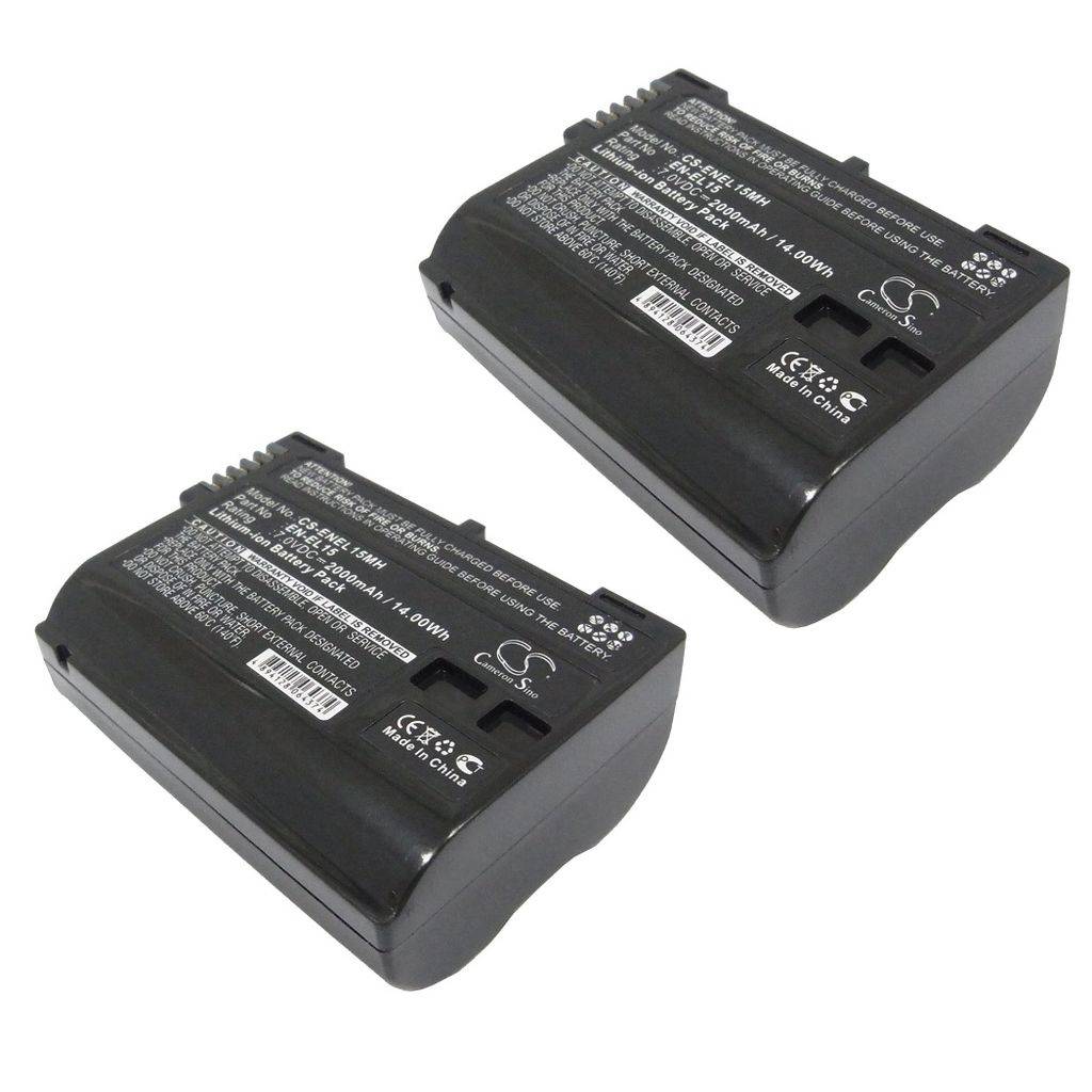 Batteri till Nikon EN-EL15 / EN-EL15A – 2-pack