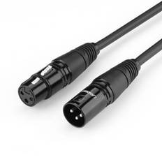 AV130 Ljudkabel XLR female till XLR male – 2 m Svart