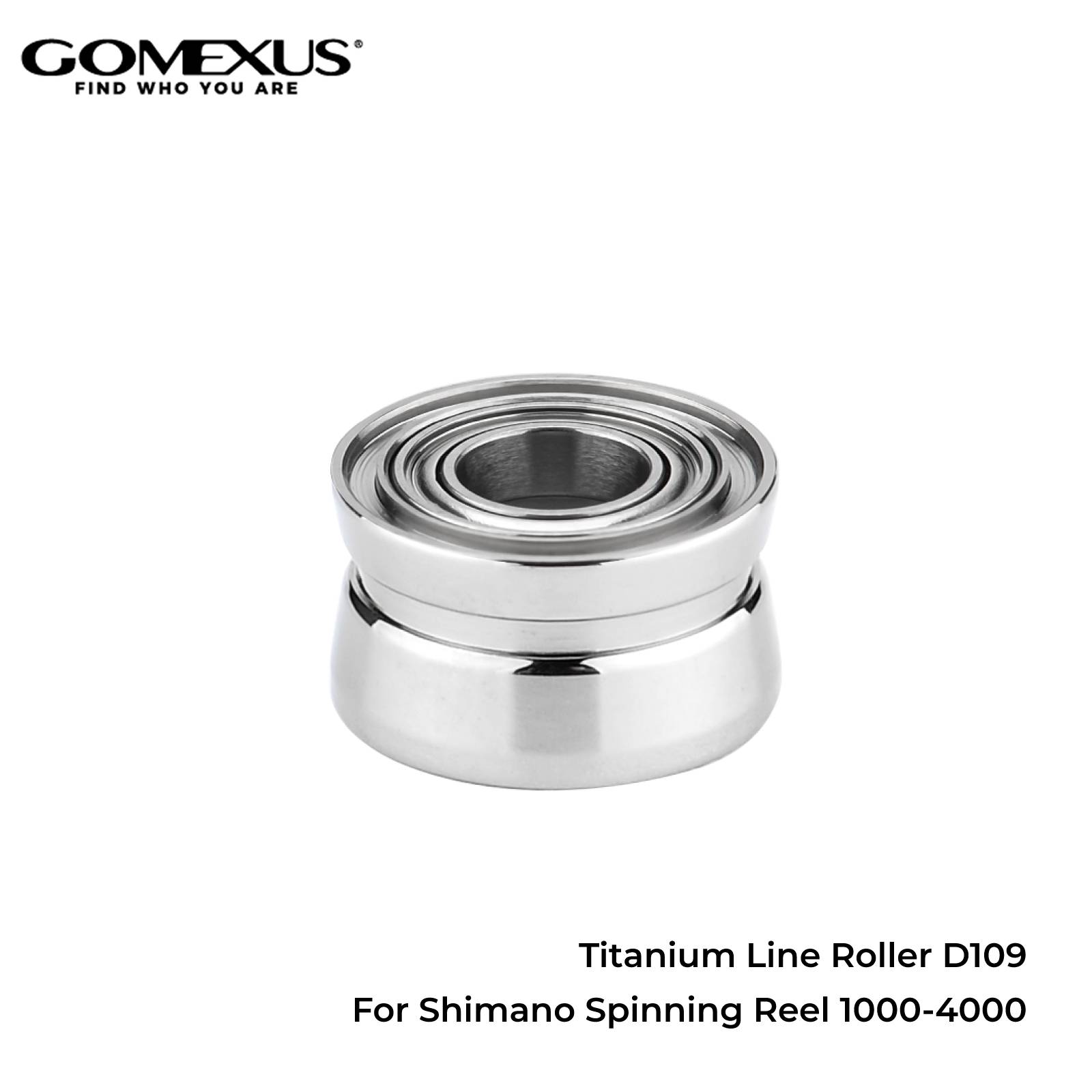 Gomexus Titanium Line Roller Spinning Reel 500-5000 Predator Fishing Perch Pike Roller Titanium for Outdoor