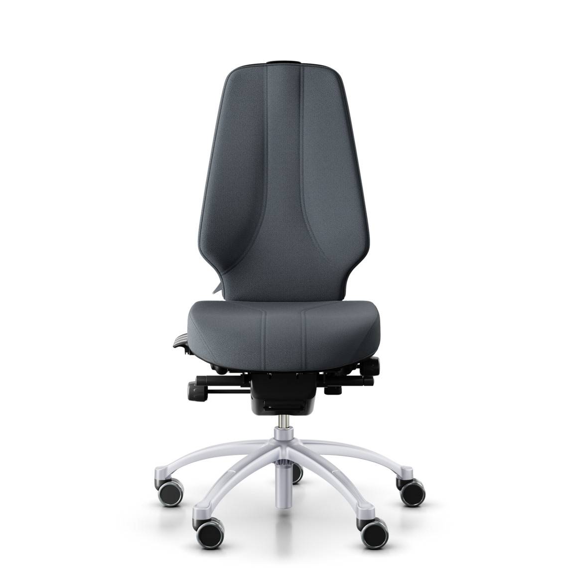 Kontorsstol RH Logic 400 Elite 24/7, Tyg Grey (Select SC60003), Nackstöd Nej, Armstöd Nej, Fotkryss Silver