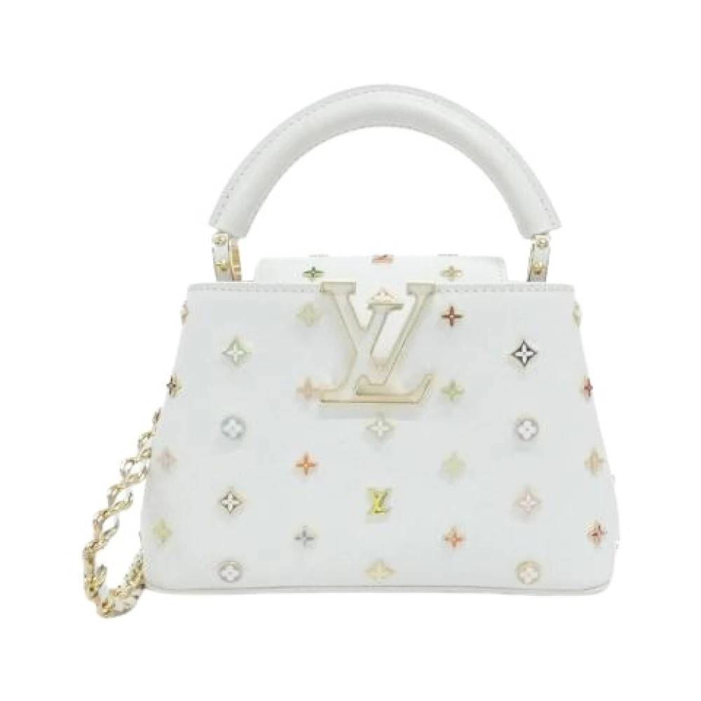 Louis Vuitton Vintage - Pre-owned Capucines Mini Calf Shoulder Bag Vintage - Dam - ONE Size -