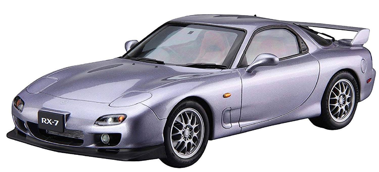 Aoshima Bunka Kyozaisha The Model Car Series Mazda FD3S Spirit R Type B 2002 Plastic Model 1/24 No.77 RX-7