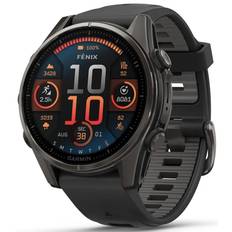 Garmin 010-02903-21 Fēnix 8 Amoled Svart/Gummi Ø43 mm
