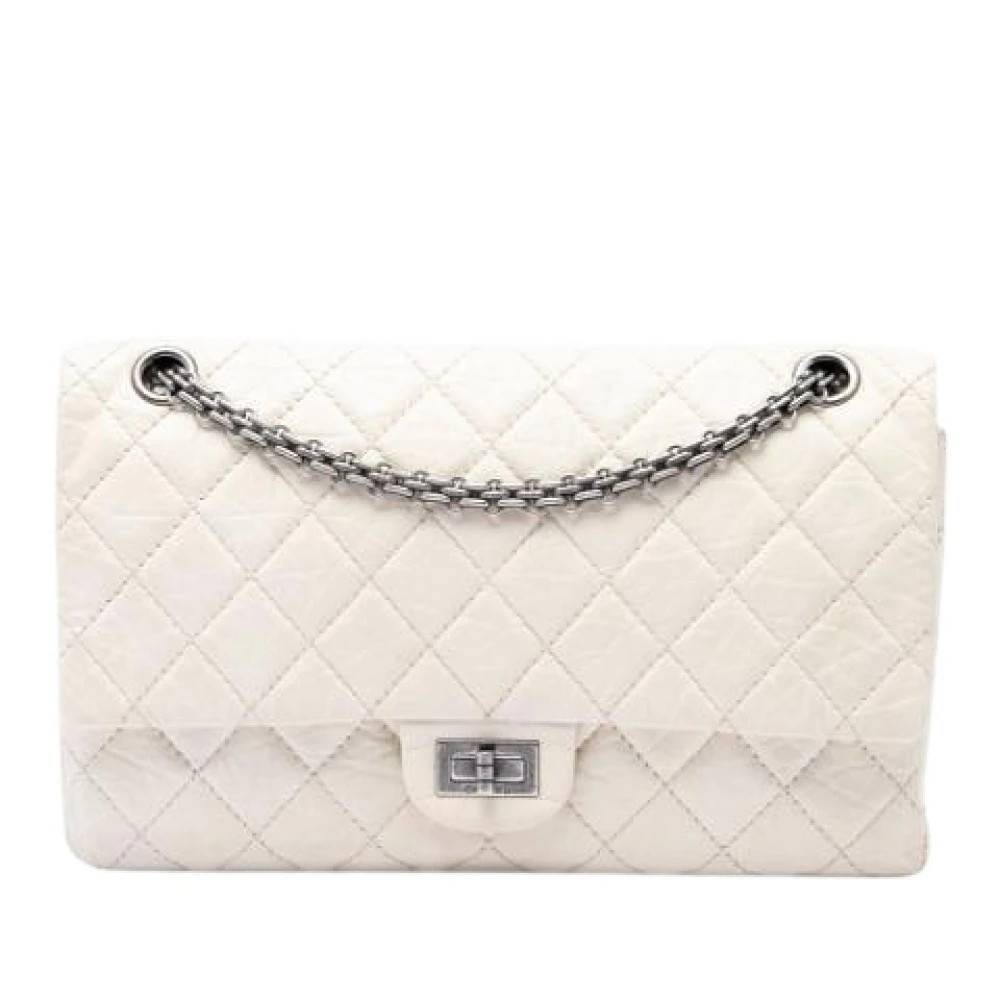 Chanel Vintage Pre-owned Reissue Flap Skuldertaske - Vintage - Dame - Hvid - ONE SIZE - Uld