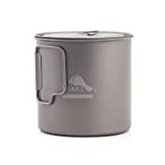 TOAKS Titanium Camping Pot Cup(375ml, 450ml, 550ml, 650ml, 750ml, 800ml, 900ml) … (750ml[POT-750])