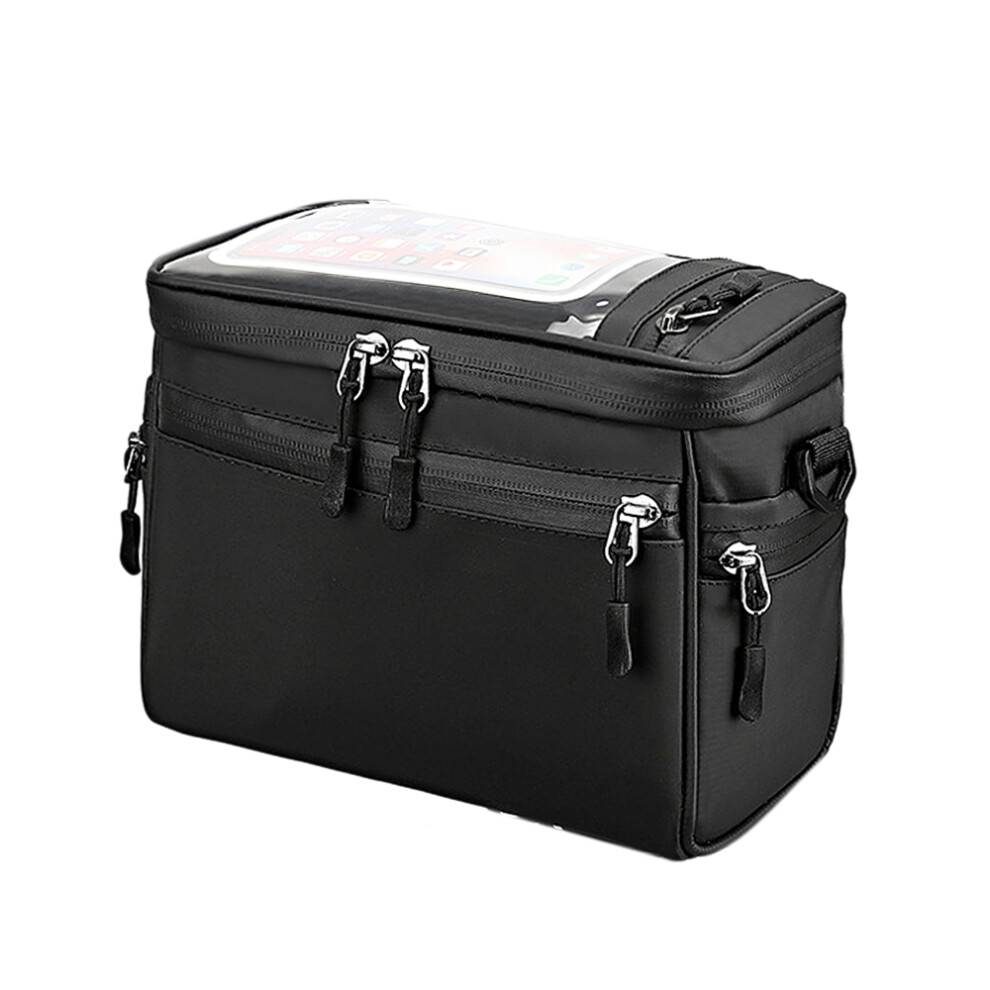 Bike Handlebar Bag Multifunctional Waterproof Bike Front Bag Bicycle Frame Bag Waist Shoulder Bag Cycling Accessories