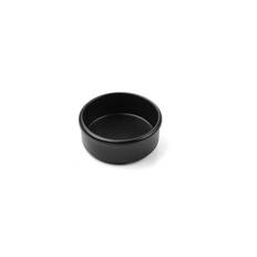 Smör & sås skål svart melamin 3-pack, Ø 80x(H)30 mm, Hendi