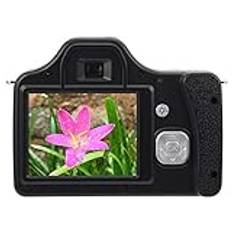 24 MP HD SLR-kamera med 18X Zoom, 3-tums LCD-skärm, Lång Batteritid, Ficklampa, USB-port för HD-videoinspelning (Standardversion + vidvinkelobjektiv)