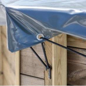 Vinter cover til rektangulær pool Flere størrelser