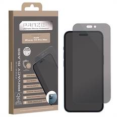 Panzer Premium Full-Fit Privacy iPhone 14 Pro Max Hærdet Glas (Open Box - God stand)