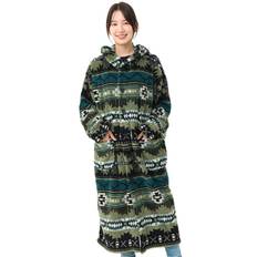 Siesta Hooded Long Gown FREE Black ZNWCB2320 [Titicaca] Women's svart
