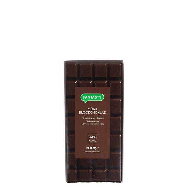 Blockchoklad mörk 200g