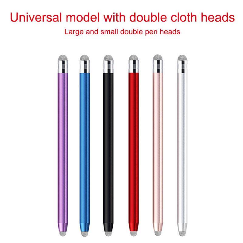 Mesh Fiber Capacitive Stylus Pen Double Nib Touch Screen Pens Drawing Pen For Universal Capacitive Screen Smart Phone Tablet