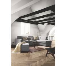 Sovesofa | Comfort Living Hjørne | Sovemål 140x200 cm - Emma Light Grey / 13 cm Armlæn