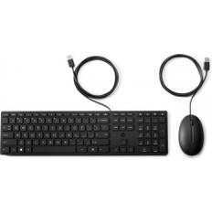HP kablet sæt USB 320MK sort QWERTY (9SR36AA#ABB)