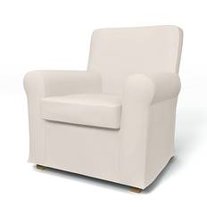 IKEA - Överdrag till Jennylund fåtölj, Soft White, Bomull - Bemz