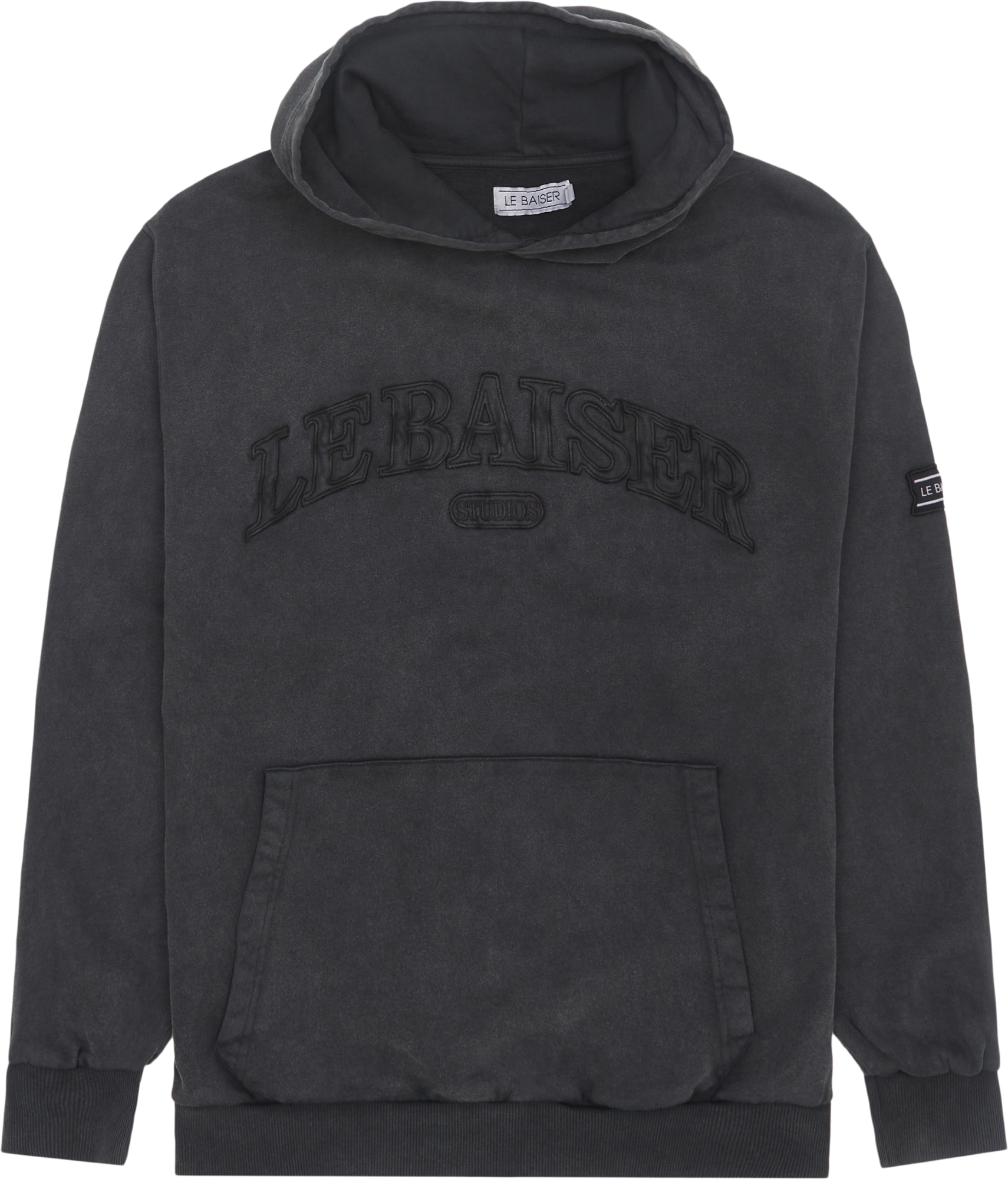 Le Baiser Howard Hoodie Loose fit - Sort - S.