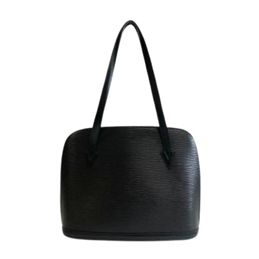 Louis Vuitton Vintage Pre-owned Lussac Skuldertaske - Vintage - Dame - Sort - ONE SIZE - Uld
