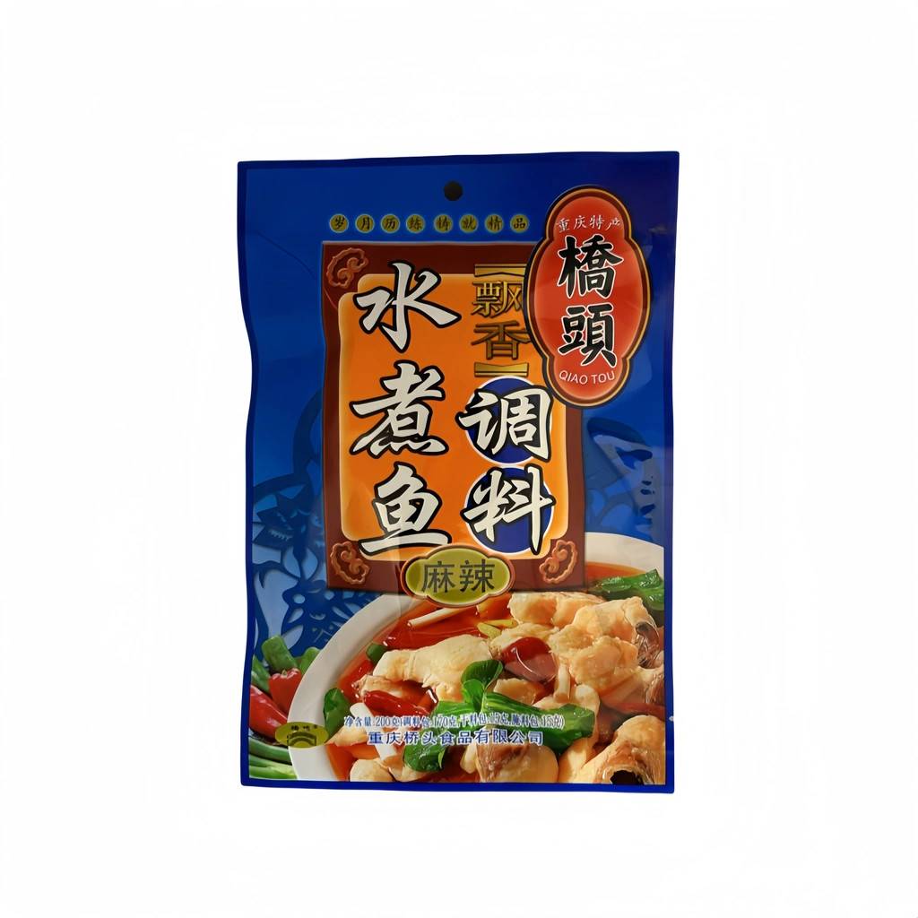 Spicy Fisk Kryddor 200g Qiao Tou Kina