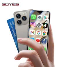 SOYES XS18 PRO MAX 4.3inches Screen 2GB RAM 16GB ROM Android Phone Dual Rear Camera 2MP+13MP LTE 4G All-netcom Big Battery 2750mAh Smartphone Type-C svart