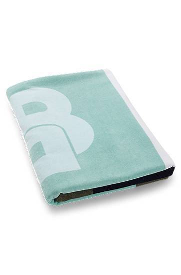 Cotton-velvet beach towel
