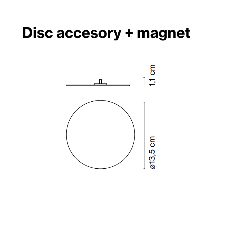 Bicoca Bordlampe Marset - Off-white / Disk accessory + magnet