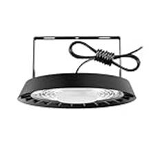 toobettp 200 W UFO LED verkstad, 20 000 LM 6500 K kall vit LED UFO industrilampa, IP65 vattentät High Bay-ljus för hallbelysning, verkstadsbelysning, fabriker, flygplats, uteplats