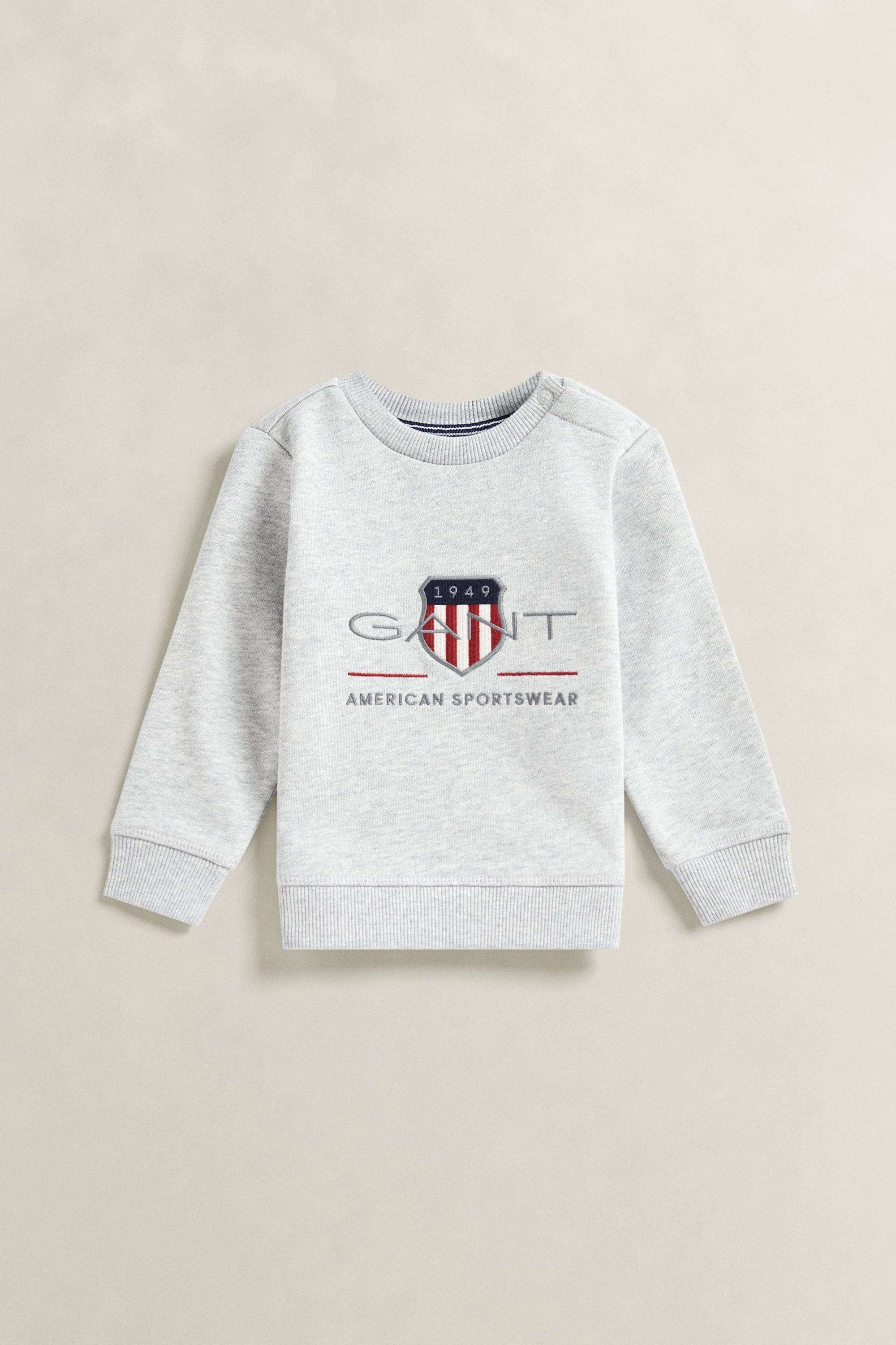 GANT Barn Archive Shield sweatshirt (98) Grå MELANGE