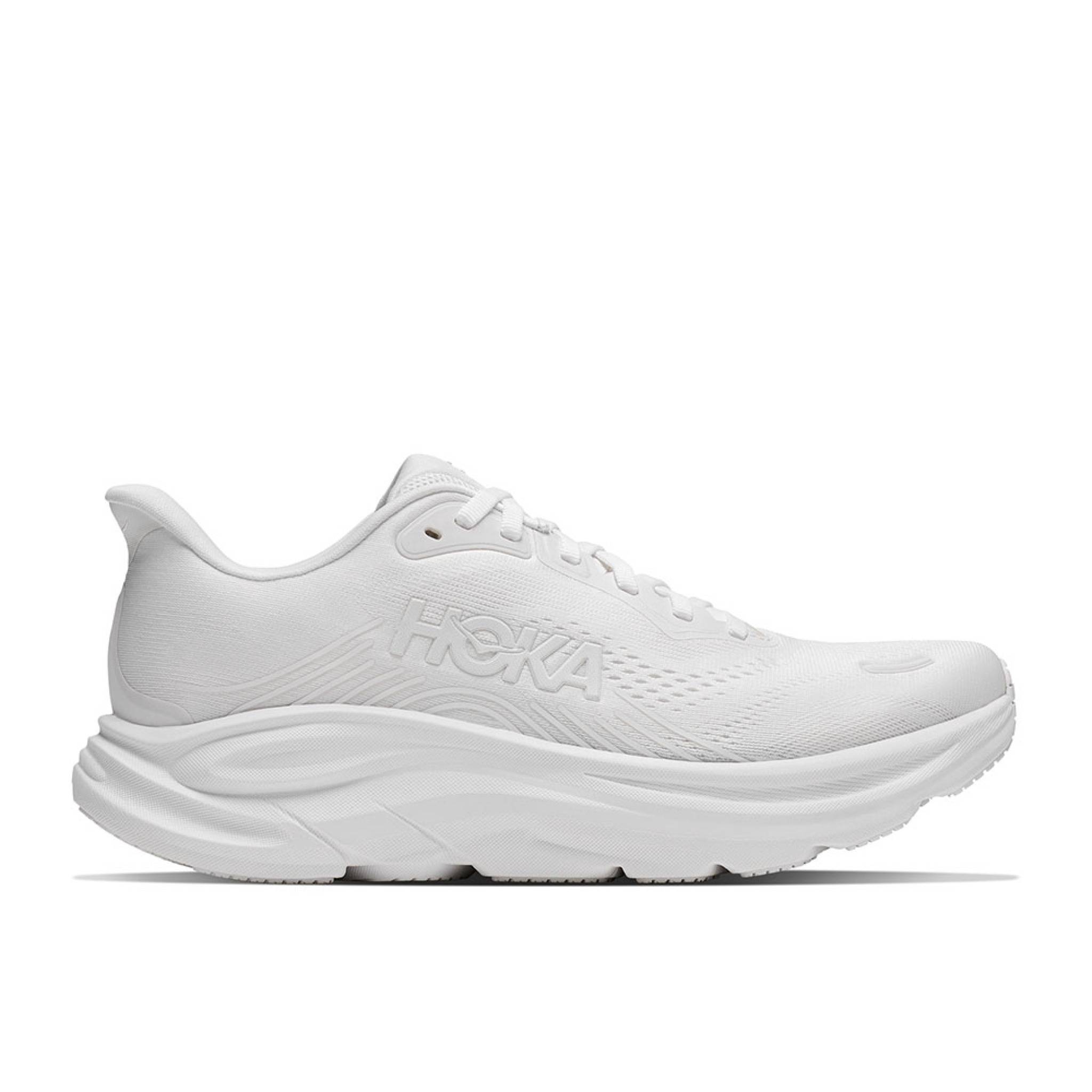 Hoka Clifton 11 Wide løbesko (dame) - White/White, 42
