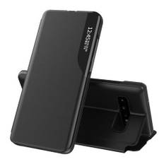 Samsung Galaxy S10+ (S10 Plus) - Flip Fodral Svart (time-view)