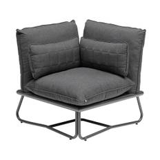 KETTLER GENTLE LOUNGE Eckteil Aluminium/Sunbrella®, anthrazit matt/sooty