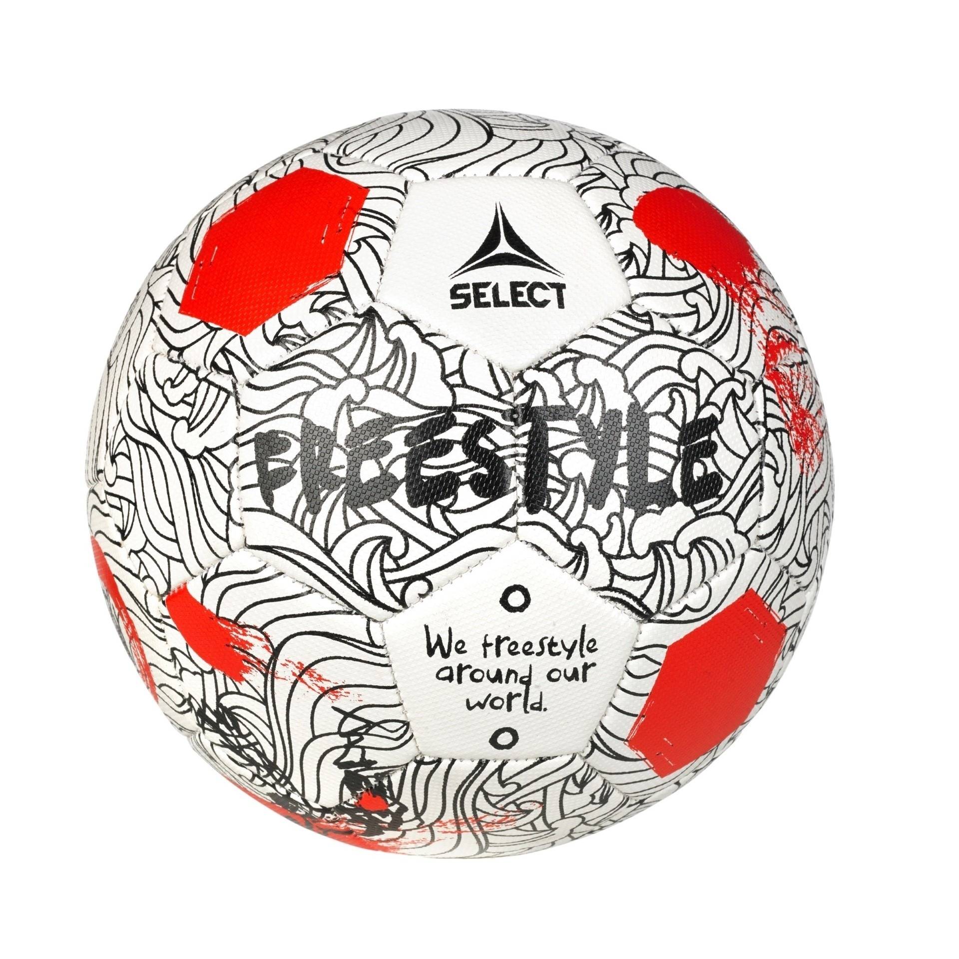 Select V24 FREESTYLE Fodbold Str 4.5 - Hvid.