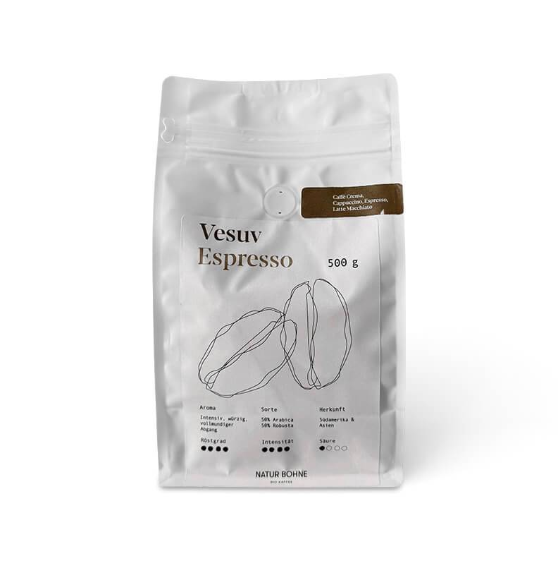Ekologisk Espresso Vesuvius kaffebönor