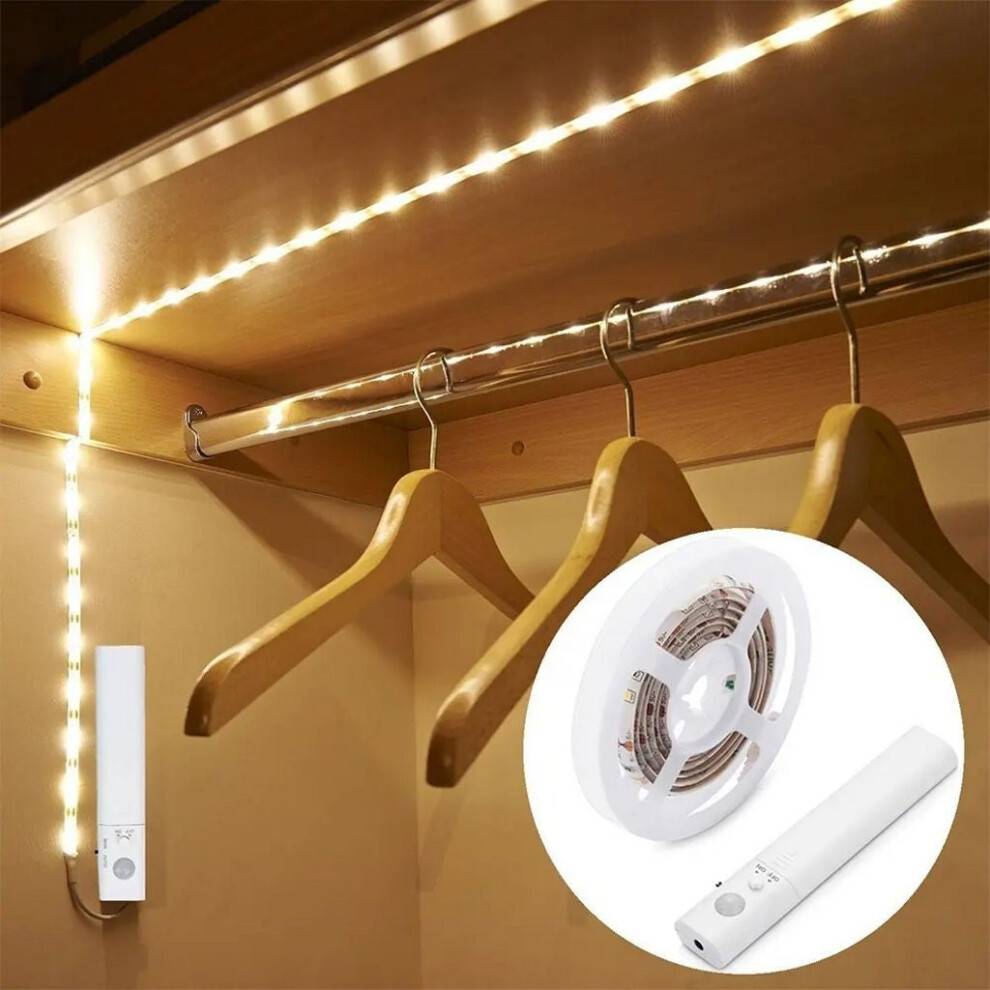 Sign Led Strip For Cabinets & Wardrobes With Motion Sensor 3M - Warm White