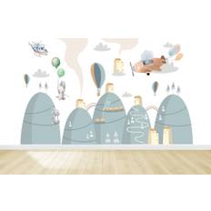 Wallsticker – Bjerge og fly