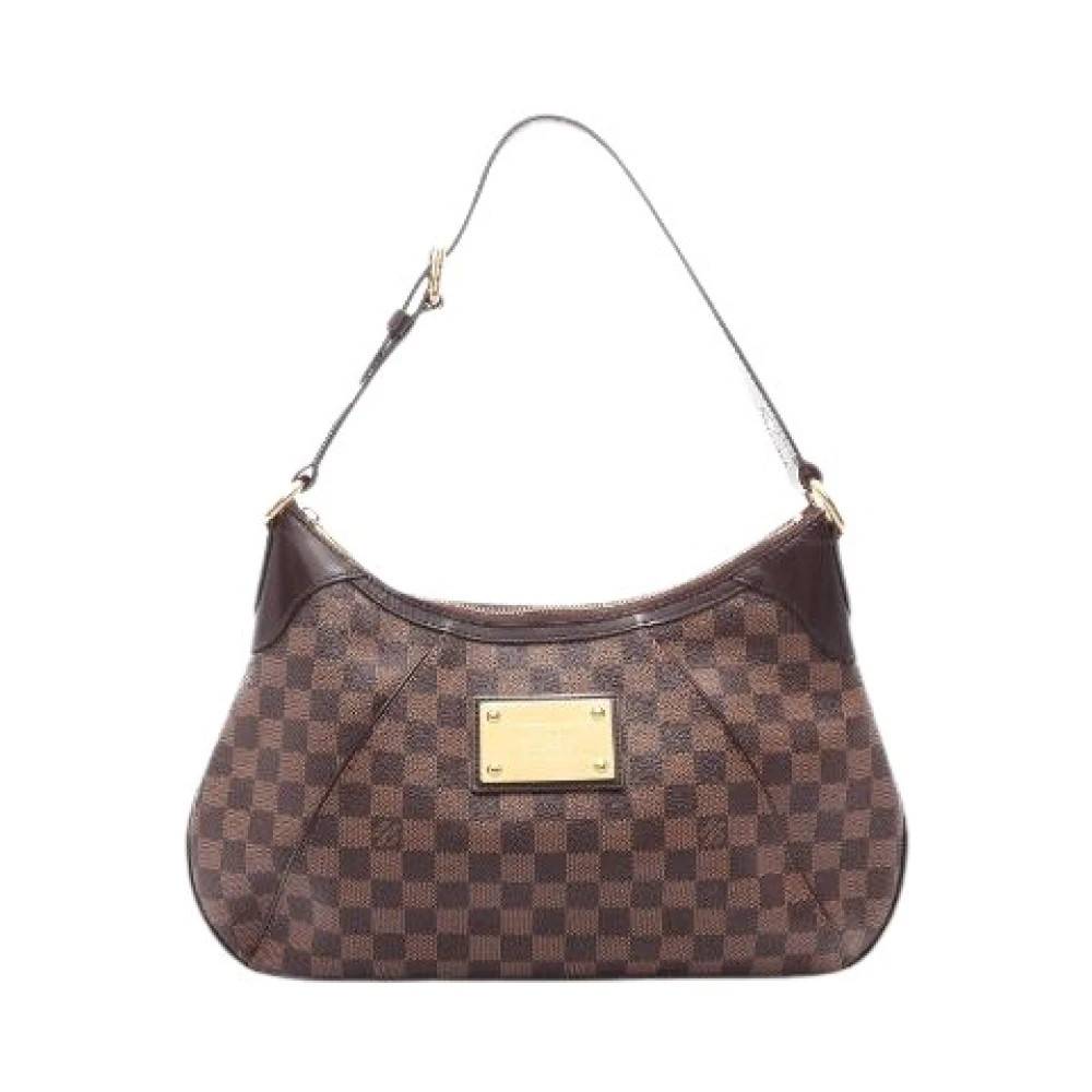 Louis Vuitton Vintage - Pre-owned Thames GM Damier Ebene Axelremsväska Vintage - Dam - ONE Size - Läder