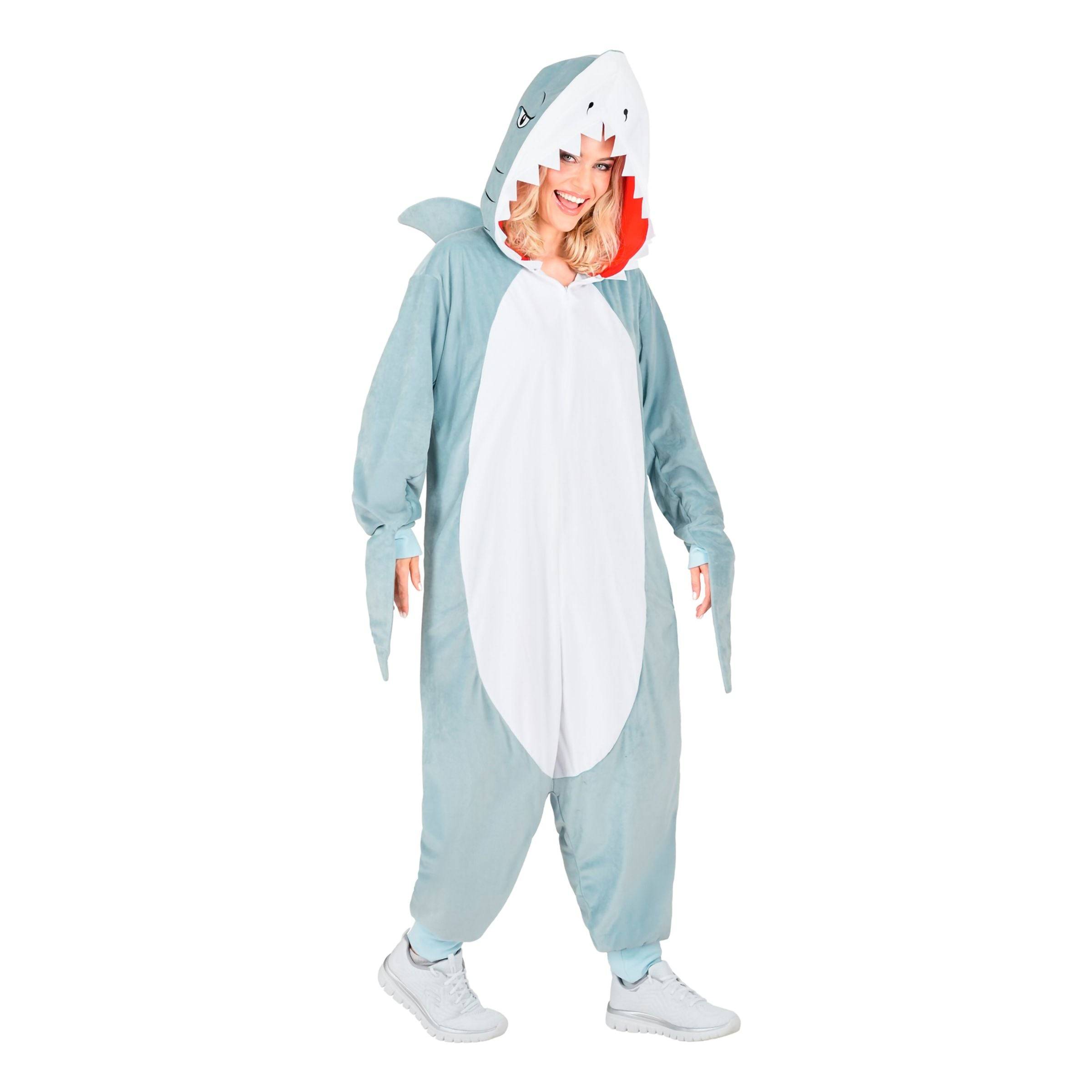 Haj Onesie Maskeraddräkt - Small/Medium