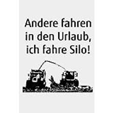 Andere fahren in den Urlaub, ich fahre Silo!: Jahreskalender 2024 Kalender A5 Notizbuch mit einem Häcksler für einen Landwirtin der Landwirtschaft als Geschenk