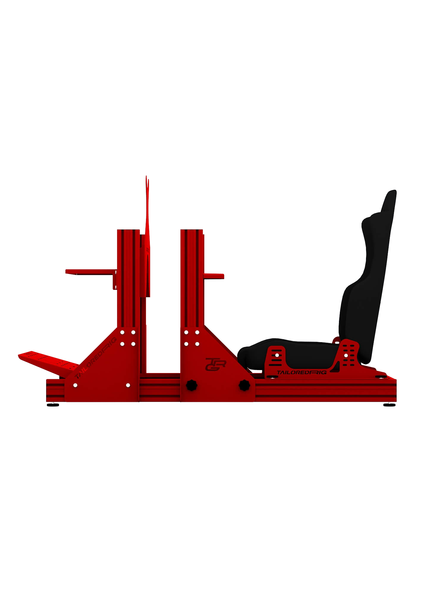 Sim Rig SRR2000 - Rosso Corsa Rot (RAL 3000) / Nein / Front Mount - Simucube