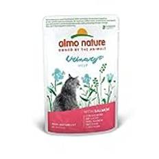 Almo Nature Holistic Urinary Help, våtfoder för vuxna katter med lax - (30 påsar 70g)